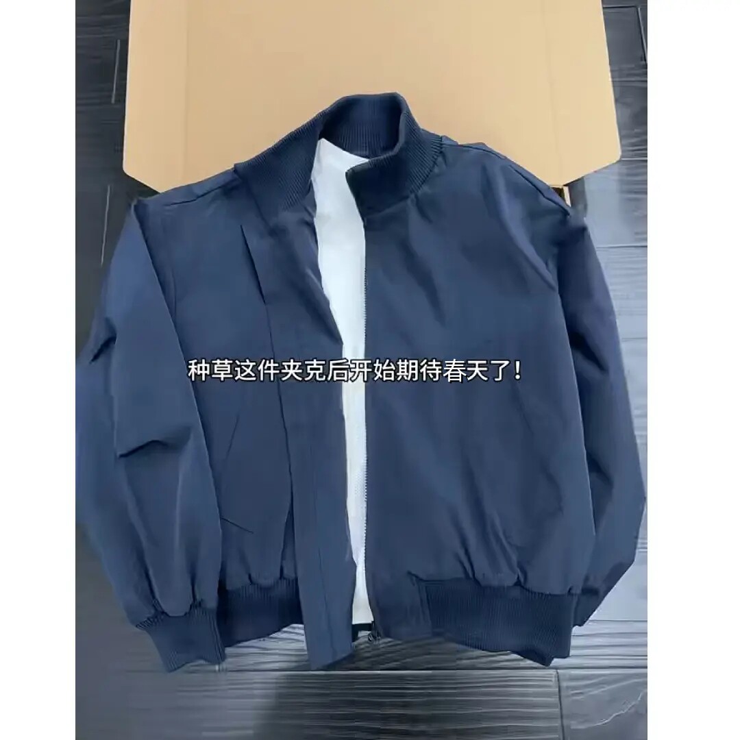 cleanfit美式短款飞行员春季夹克男款秋季立领bomber廓形工装外套