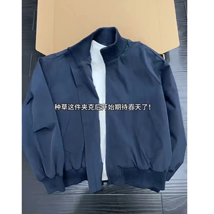短款 立领bomber廓形工装 飞行员春季 秋季 外套 夹克男款 cleanfit美式