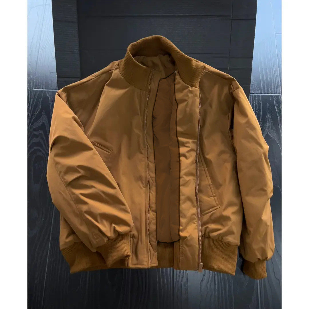 美式短款ma1飞行夹克棉服男款秋冬季加厚夹棉cleanfit外套棒球服