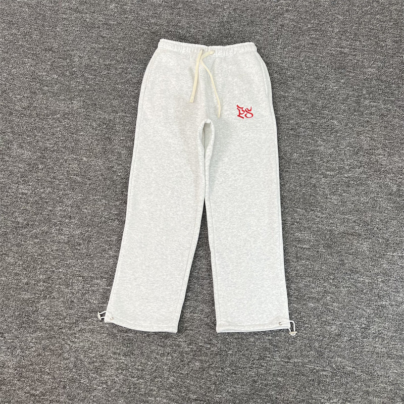 thumbnail for Pepe Studio American Street Hip-Hop Embroidered Letter Logo Fleece-Lined Pants for Men and Women Loose Casual Pants ins