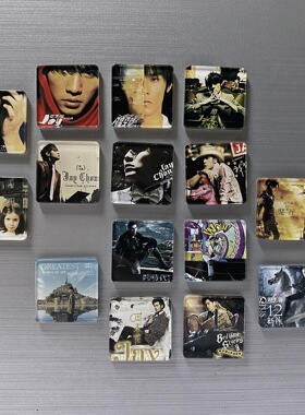 JAY周杰伦专辑封面磁贴亚克力冰箱贴装饰明星应援粉丝周边纪念