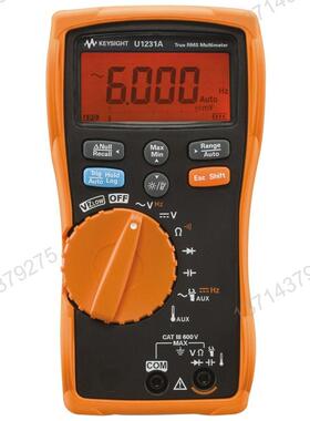 是德科技Keysight U1231A 数字万用表真有效值 多功能照明测量仪