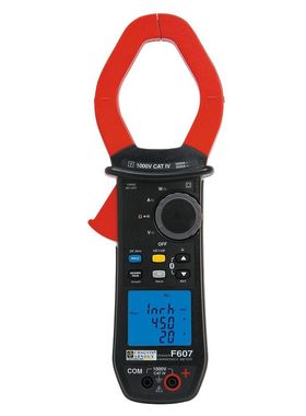 法国CA F607数字钳形万用表2000A交流直流电流测量