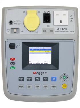 梅格梅凯 Megger PAT320便携式电器测试仪 110V/230V双电压