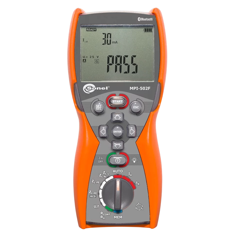 Sonel MPI 502F 多功能电气测量仪器测量短路回路 RCD断路器测试