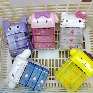 MINISO名创优品三丽鸥迷你斗柜收纳玉桂狗桌面首饰抽屉盒装饰摆件