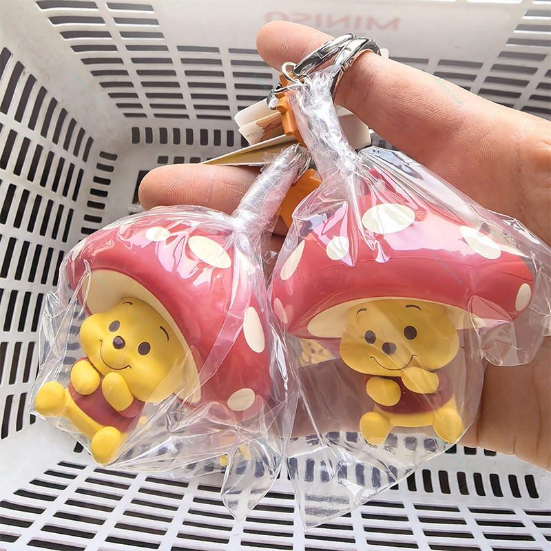 创优品迪士尼维尼熊蘑菇发光挂件