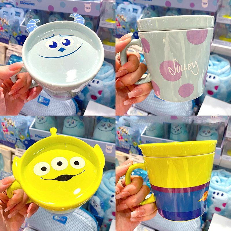 名创优品陶瓷三眼仔马克杯