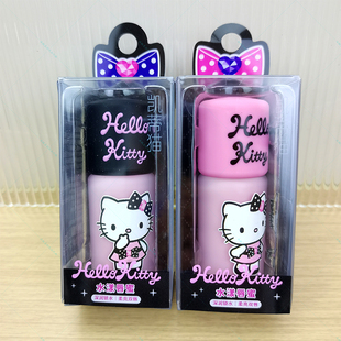 MINISO名创优品三丽鸥家族凯蒂猫闪闪派对水漾唇蜜黑色粉色保湿