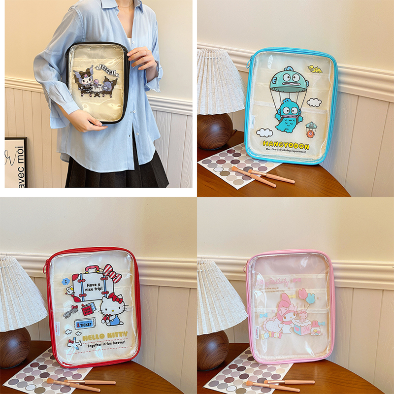 三丽鸥透明防水化妆包