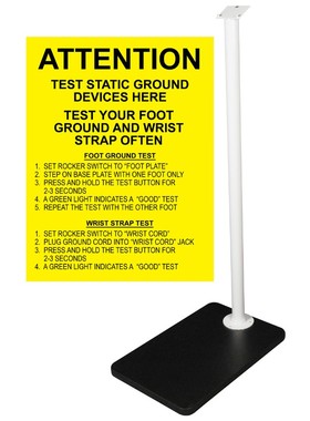 美国Desco98254支撑杆脚踏板 适用19250 19252 19280 19282测试仪