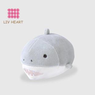 LIVHEART鲨鱼玩偶毛绒玩具睡觉抱枕可爱Shark娃娃公仔礼物女
