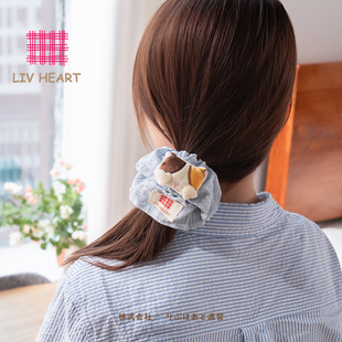 LIVHEART毛绒发圈可爱卡通发饰头绳马尾发绳百搭大肠圈皮筋女