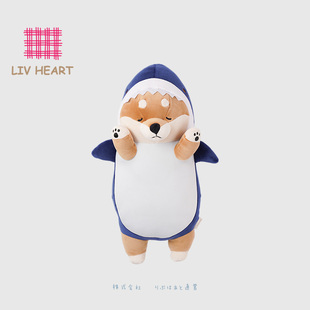 LIVHEART可爱柴犬毛绒玩具公仔玩偶布娃娃抱枕生日礼物女生