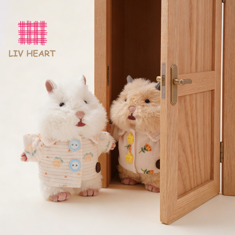 LIVHEART可爱仓鼠毛绒玩偶公仔玩具布偶娃娃治愈挂件娃衣生日礼物