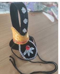 帽子新款 舞唐诗逸蒋罡夫月中天表演头饰 古典水月洛神舞蹈水袖