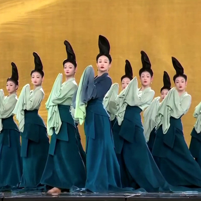 笑笑舞蹈服装2022只此青绿