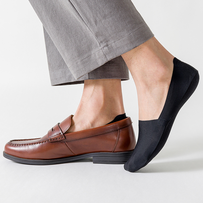 毛巾底纯色防滑防臭吸汗男士短袜