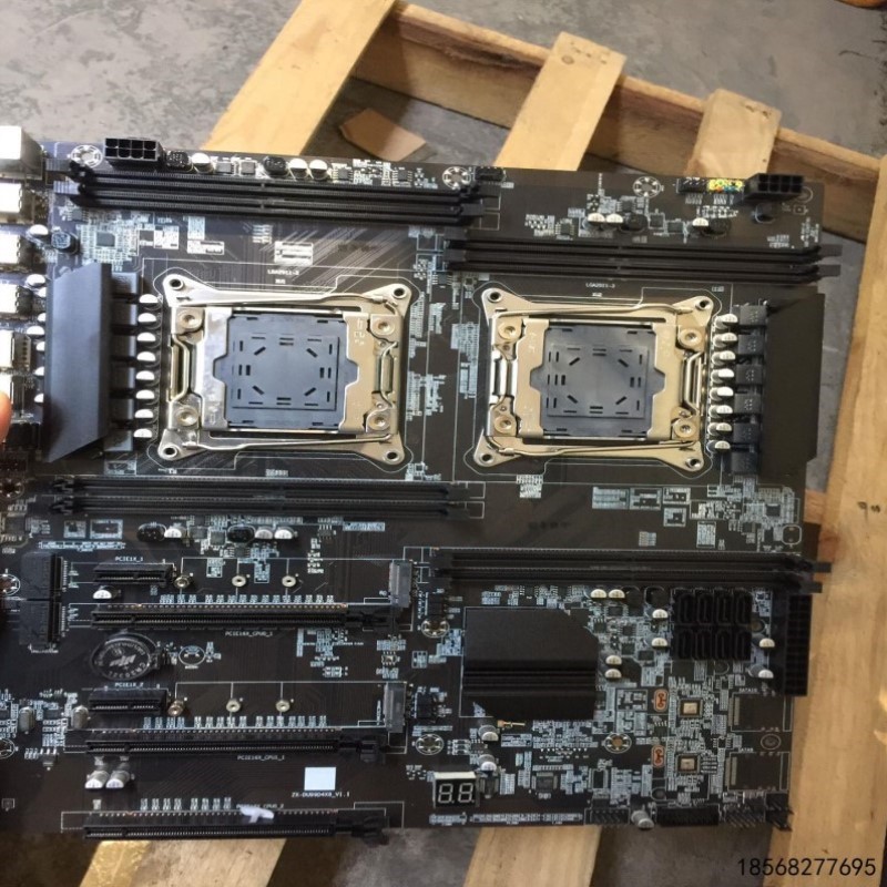 [锋泽工控]议价20个9新科脑x99d8四d4内存双路主板