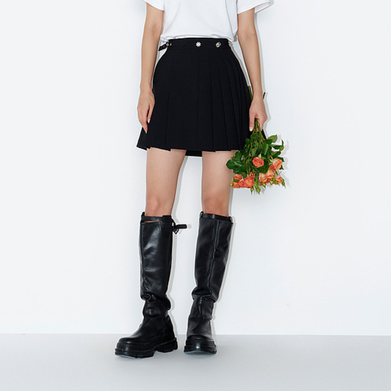 Marisfrolg.su学院风百褶裙短裙