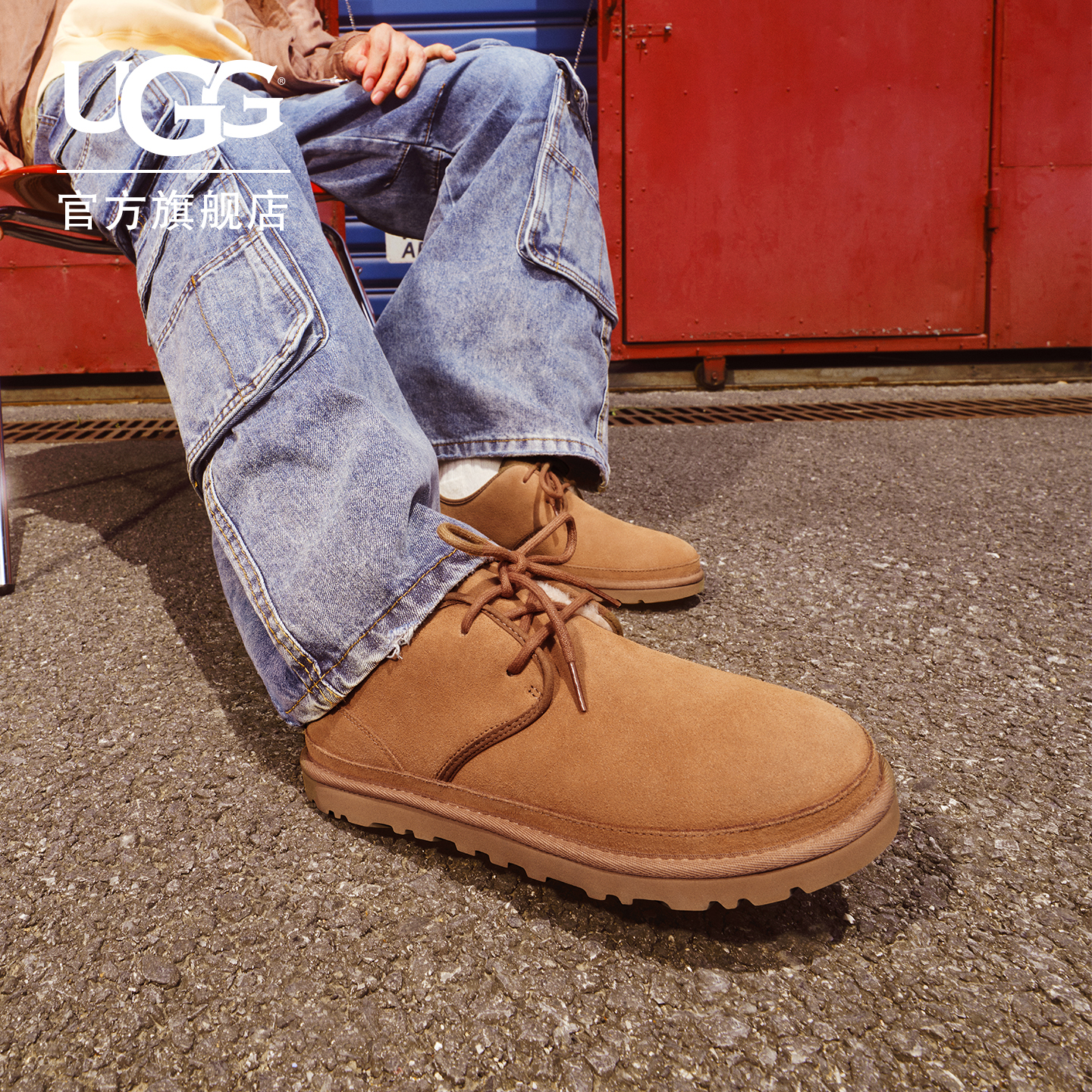 UGG系带低帮短靴经典靴时尚靴