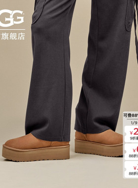 UGG秋冬女士休闲舒适纯色厚底保暖经典迷你时尚短靴雪地靴1134991