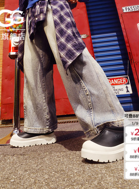 UGG秋季男女同款舒适厚底圆头低帮后栓扣塔斯曼时尚休闲鞋1158351