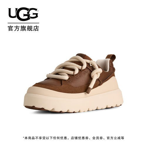 UGG潮流轻便厚底系带运动休闲鞋