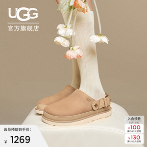 UGG可调节方扣休闲金星克罗格鞋
