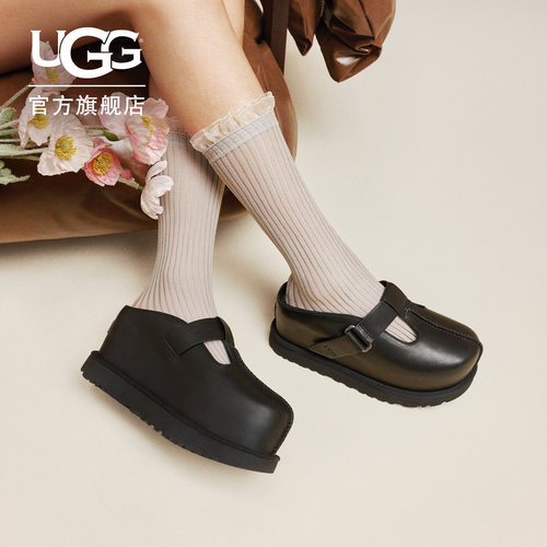UGG复古玛丽珍休闲金星克罗格鞋