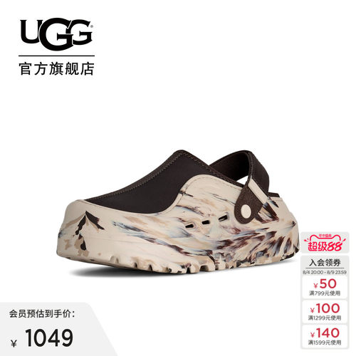 UGG舒适可拆跟绑带摩登休闲鞋