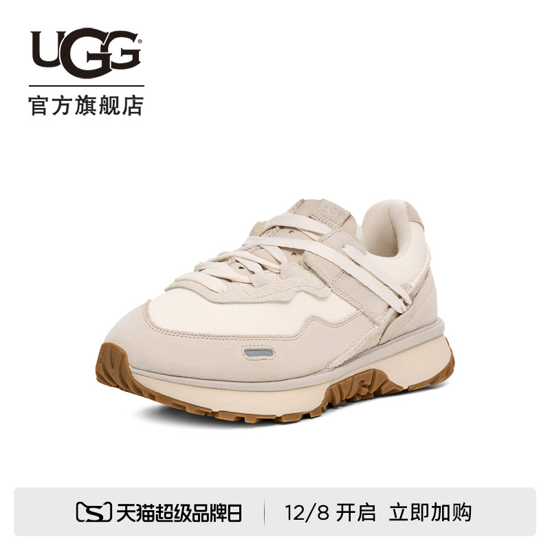 UGG系带低帮厚底复古休闲鞋