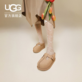 UGG春季 1167550 厚底休闲玛丽珍鞋 女士时尚 舒适炫金系列半拖鞋
