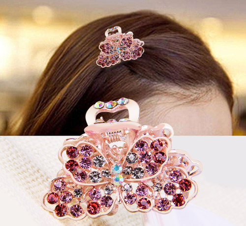 中号韩版简约合金发夹