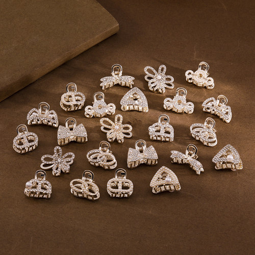 小号前额发夹珍珠水钻精致发饰