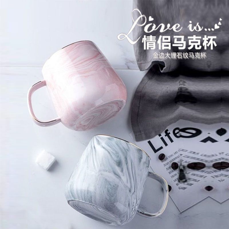 ins男女情侣创意喝水杯陶