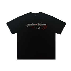 CITOU CLUB 24SS 妈妈我考了100分系列恶搞圆领宽松短袖短TEE