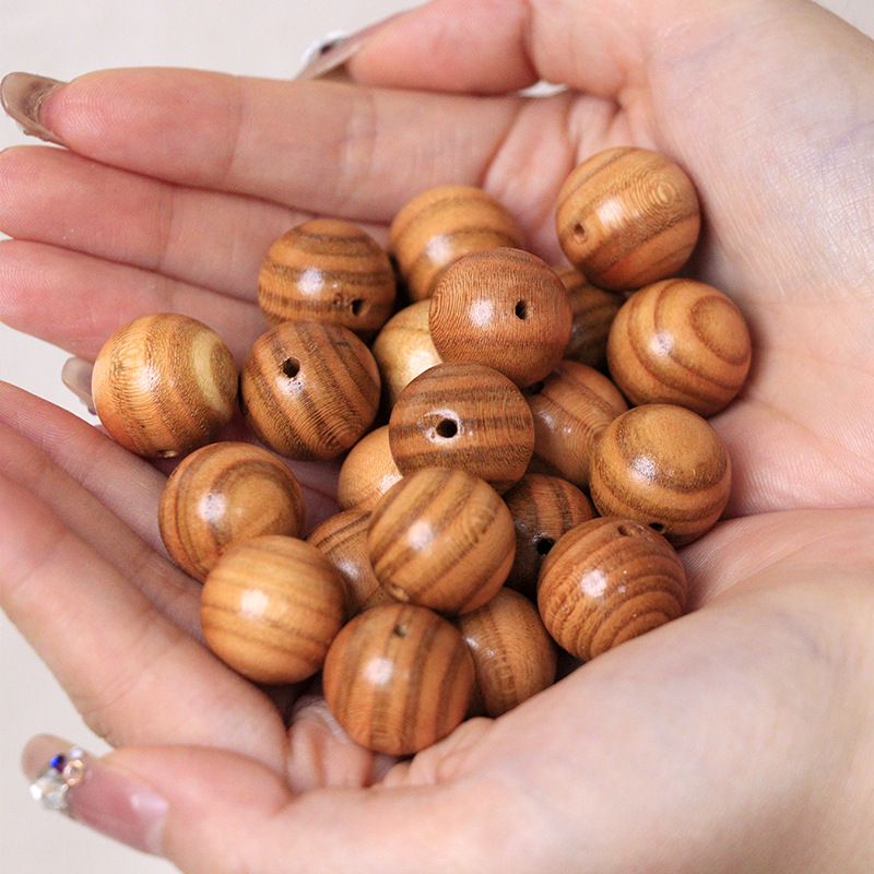 4-18mm100颗天然禾木辟圆形珠子手工DIY串珠散珠串门帘手链包邮