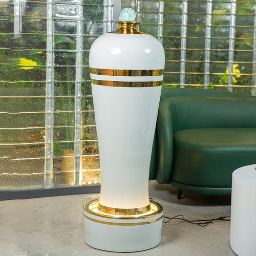 景德镇陶瓷流水生财循环水摆件