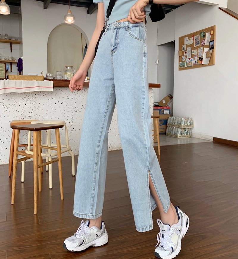 Real price high waist wide leg jeans for women