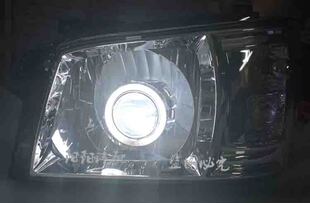 九龙大海狮大灯总成改装 透镜天使眼氙气灯LED日行灯