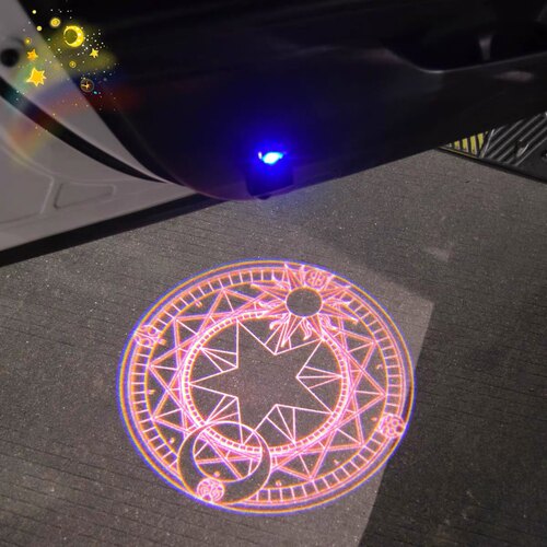 水冰月魔法阵车门迎宾灯充电款