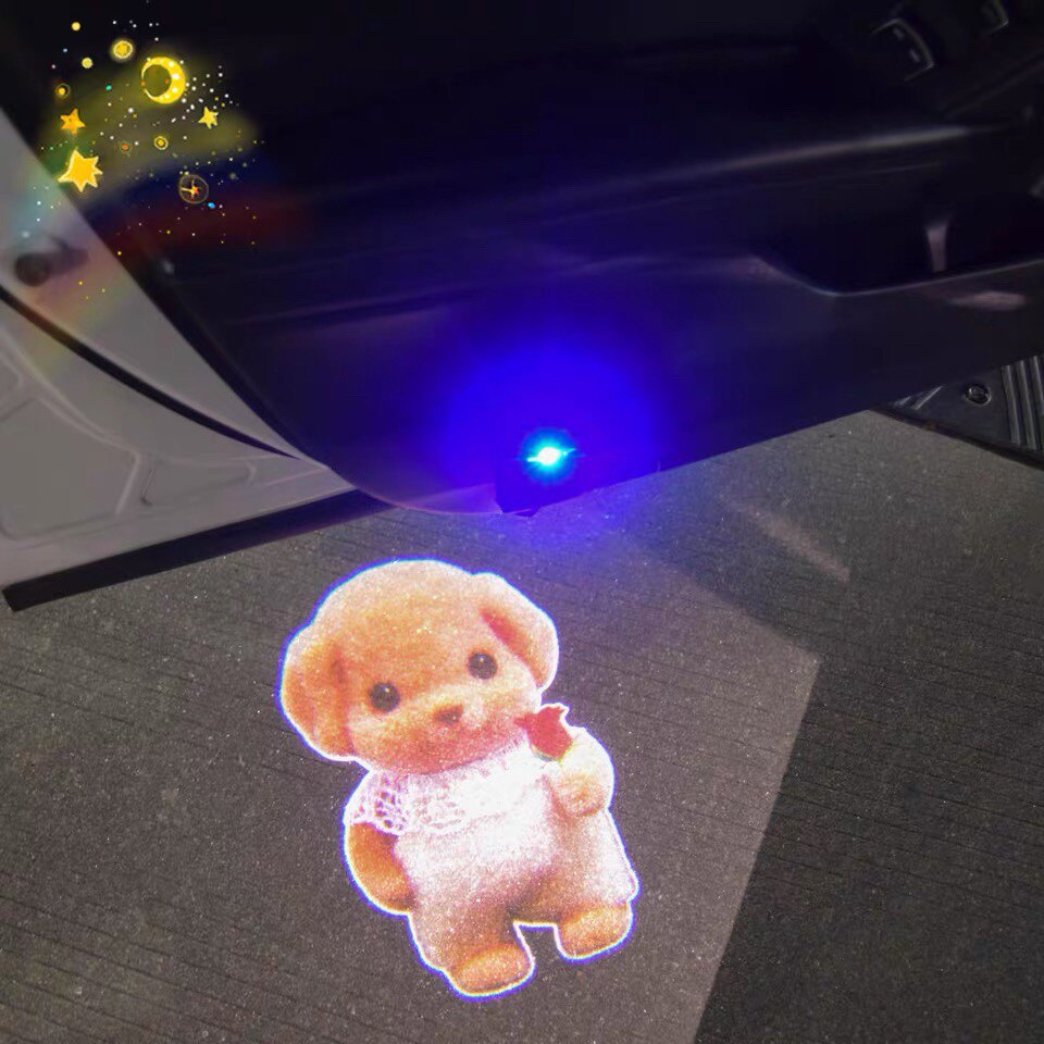 森贝儿家族玩具车门迎宾灯充电款