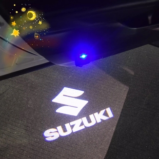 车载好物适用铃木SUZUKI充电式车门迎宾灯下车照地投影自动感应灯
