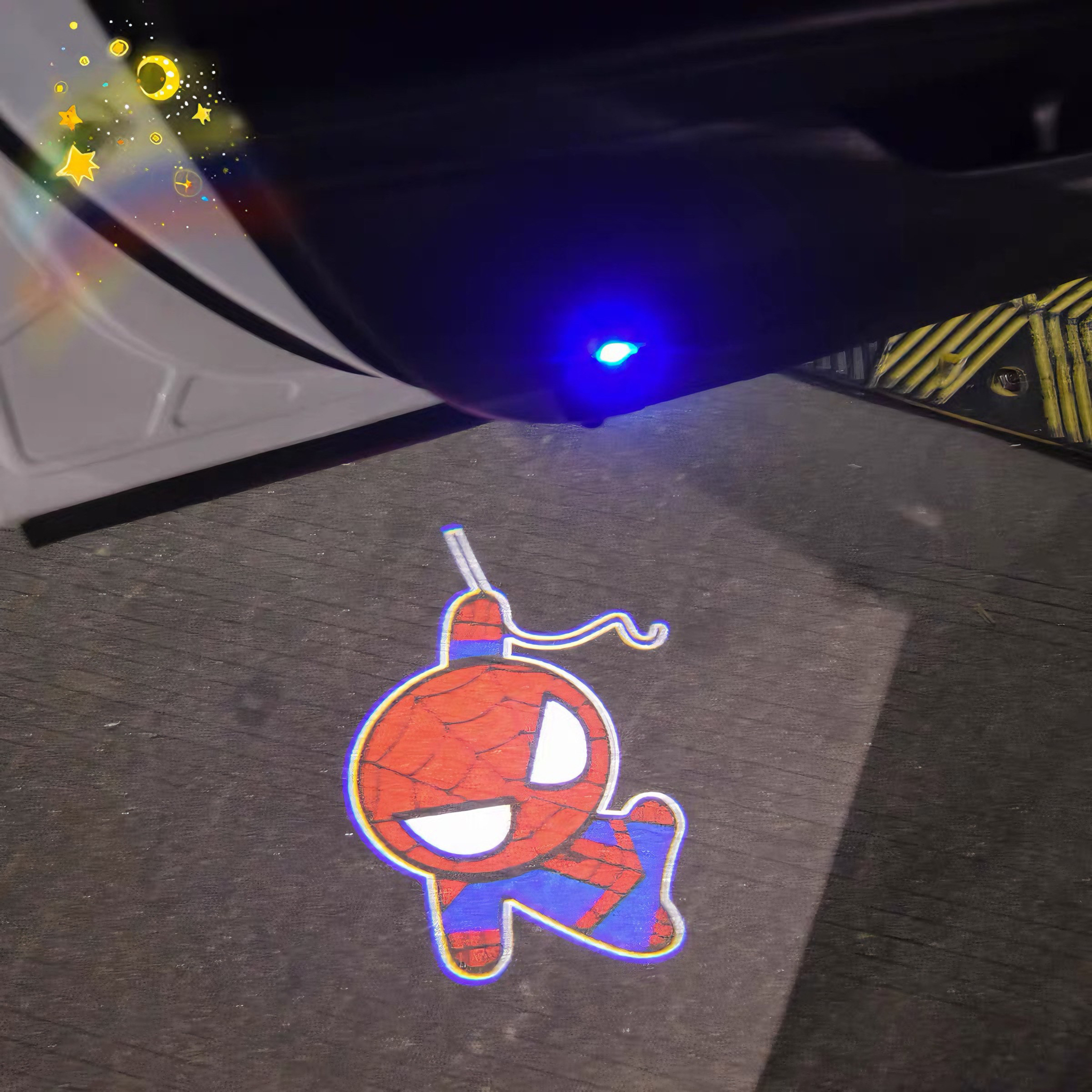 蜘蛛侠SpiderMan车门灯充电款图片