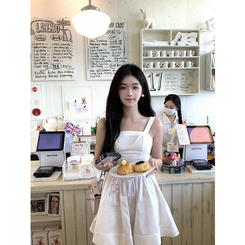 Le19RomanLand吊带背心连衣裙