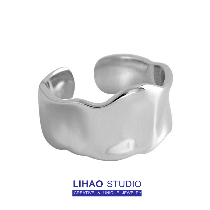 欧美潮酷开口可调节戒指男女可带