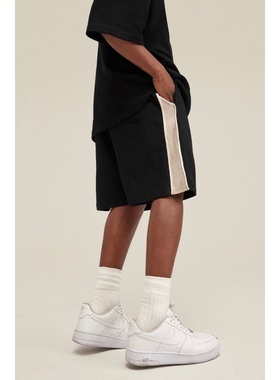 WetGrade23SS春夏肌理感360G撞色明装拉链华夫格短裤