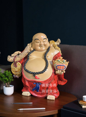 公仔弥勒佛中式风乔迁新居礼品