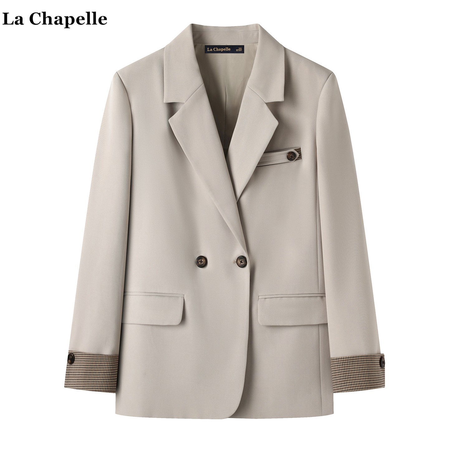 拉夏贝尔/La Chapelle通勤气质西装外套女秋季新款高级感休闲西服